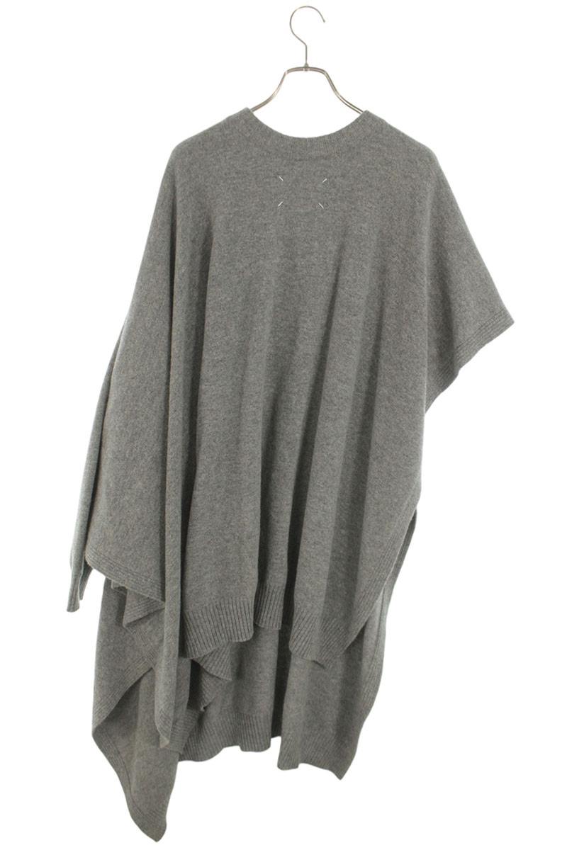 Maison Margiela S16888 Crewneck Poncho Gray Size S