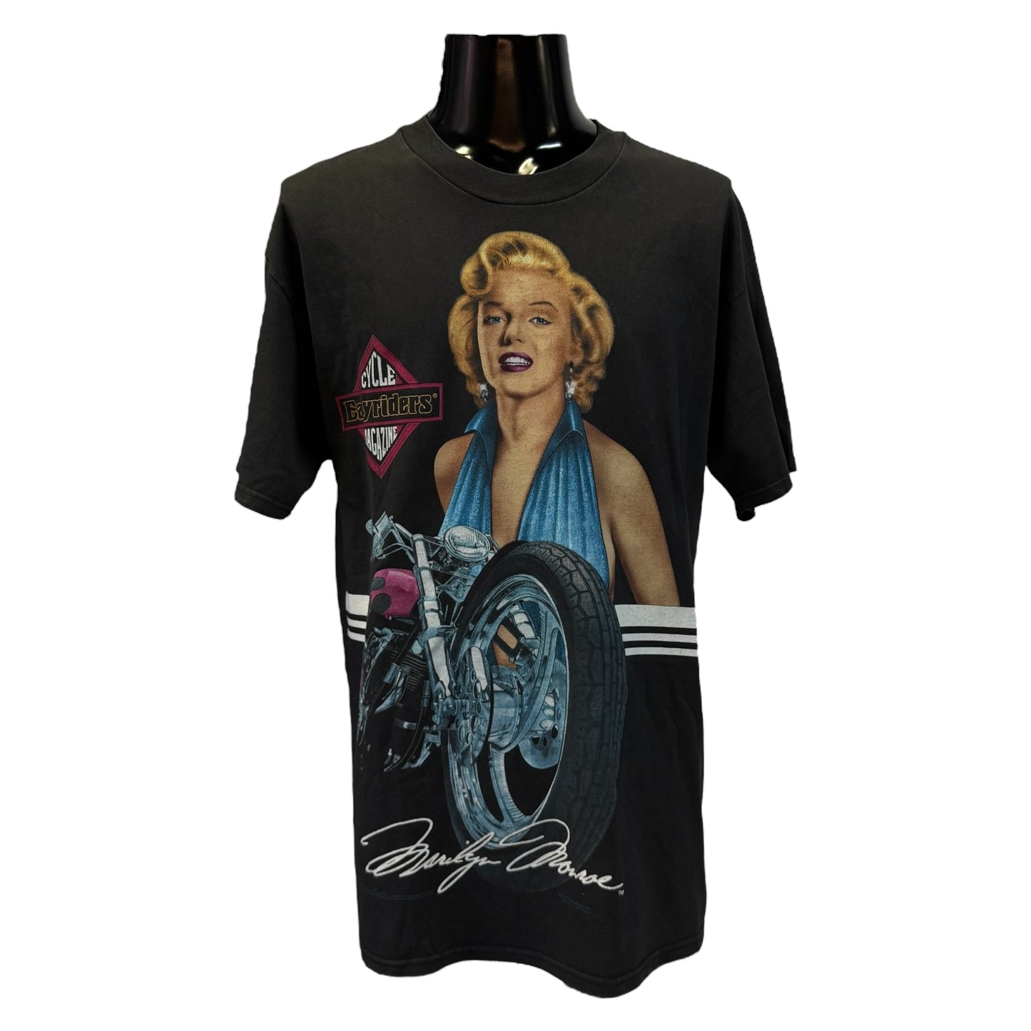 MARILYN MONROE 90s Easyriders magazine T-Shirt Size L