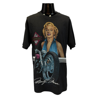MARILYN MONROE 90s Easyriders magazine T-Shirt Size L