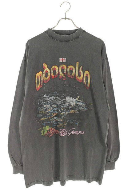 Balenciaga 25SS Long Sleeve T-Shirt Black Size 1