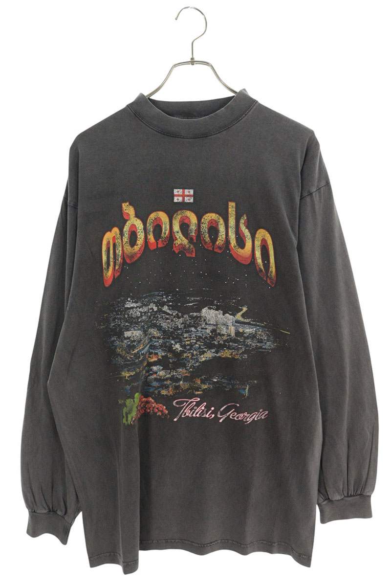 Balenciaga 25SS Long Sleeve T-Shirt Black Size 1