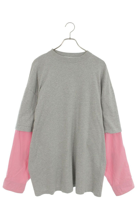 BALENCIAGA Layered Shirt Sleeve Long Sleeve Top Multi Size S