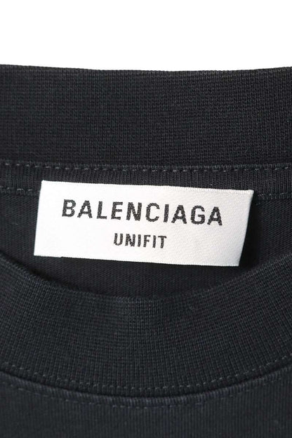 Balenciaga 22SS Vintage Print T-Shirt Black Size S