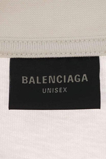 Balenciaga 24AW Vintage Print T-Shirt White Size 4