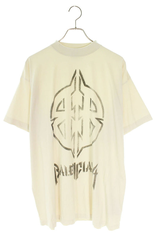 Balenciaga 24AW BB T-Shirt Beige Size 1