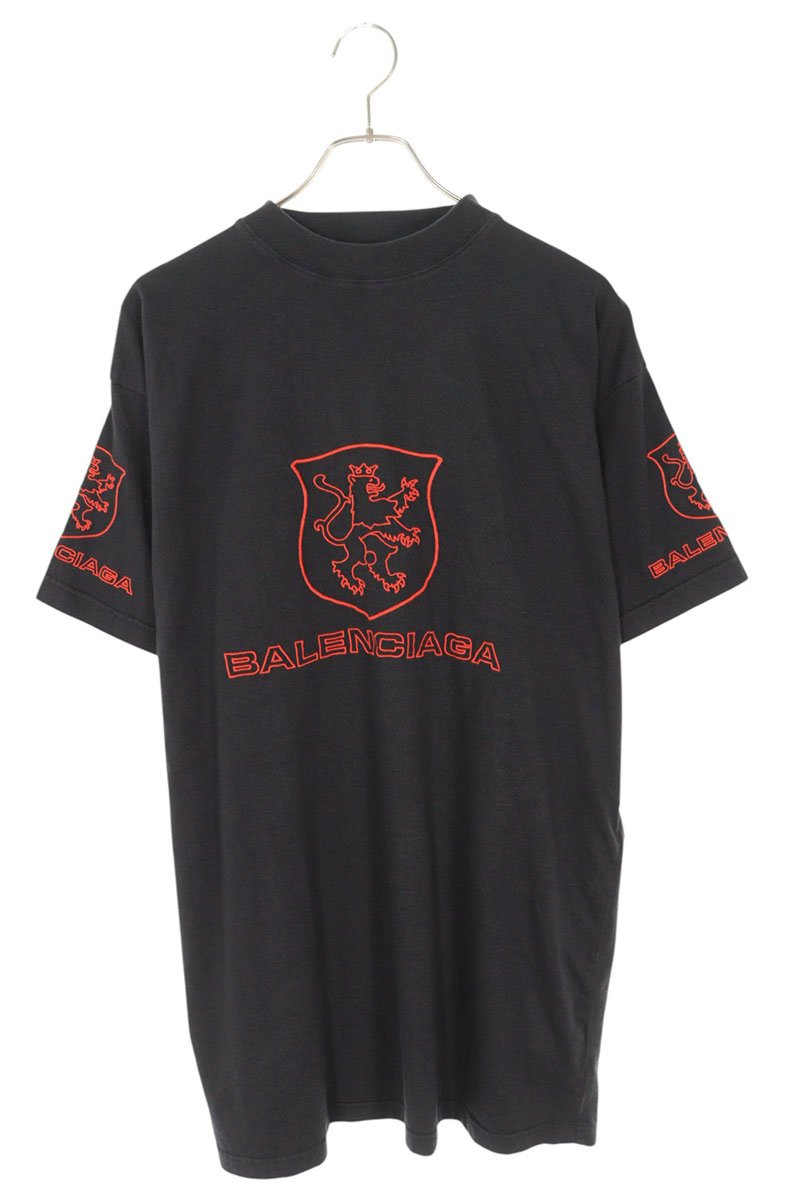 Balenciaga T-Shirt Black x Red Size 1