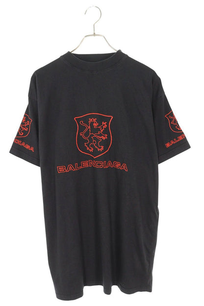 Balenciaga T-Shirt Black x Red Size 1