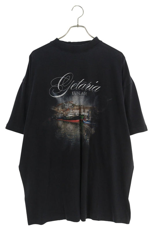 Balenciaga 25SS Oversized T-Shirt Black Size 4