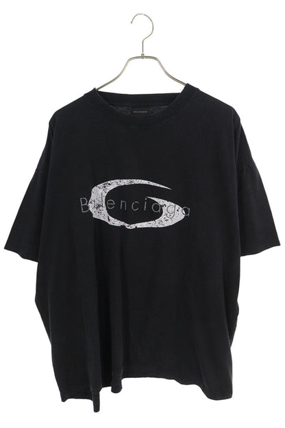 Balenciaga 25SS Logo Print T-Shirt Black Size L