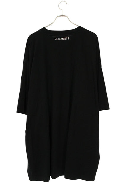 Vetements VIP Logo Oversized T-Shirt Black Size XL
