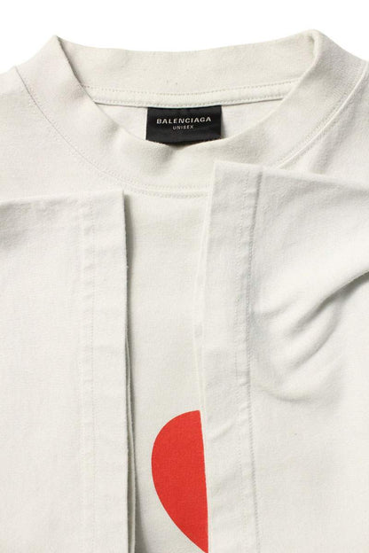 Balenciaga Print T-Shirt White Size 1