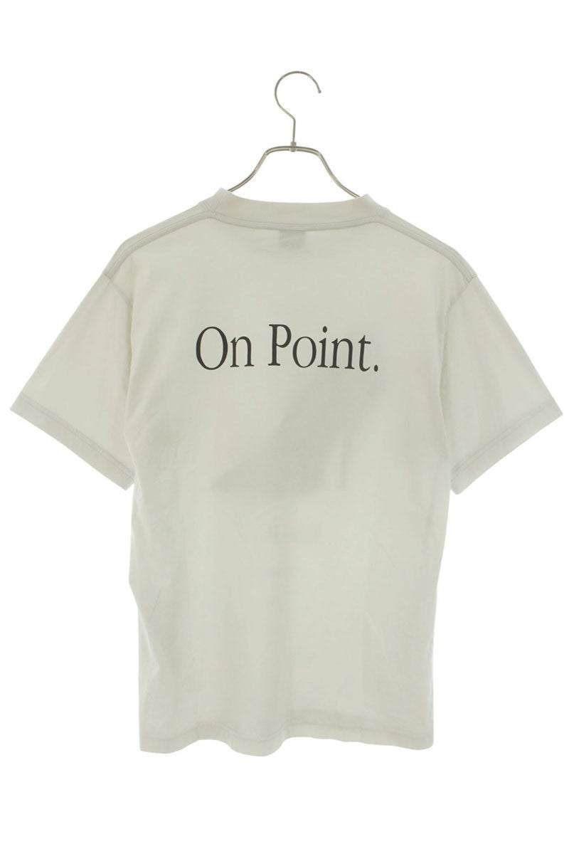 BALENCIAGA KNIFE PUMP Print T-Shirt Gray Size S