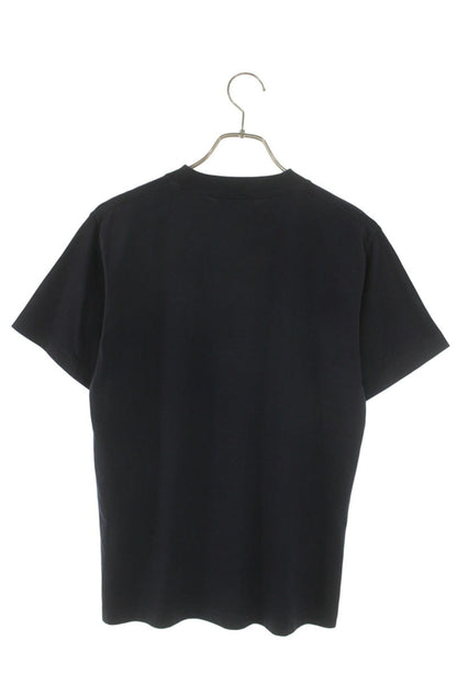 BALENCIAGA College Logo Print T-shirt Navy Size XS