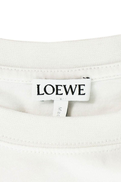 LOEWE Anagram Embroidered Relaxed Fit T-Shirt White Size S