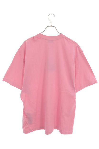BALENCIAGA Rhinestone Oversized T-Shirt Pink Size 1