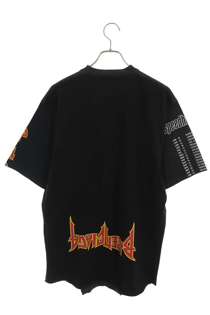 BALENCIAGA Speedhunters Upside Down T-Shirt Black Size 1