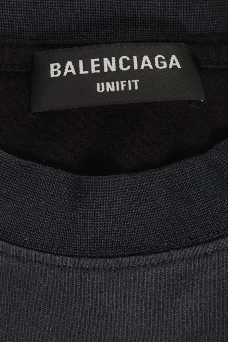BALENCIAGA Speedhunters Upside Down T-Shirt Black Size 1