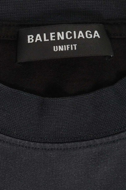 BALENCIAGA Speedhunters Upside Down T-Shirt Black Size 1