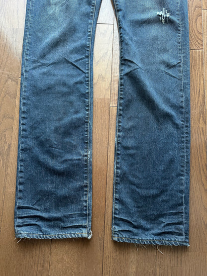 Dior Homme SS03 Mud Waxed Clawmark Jeans
