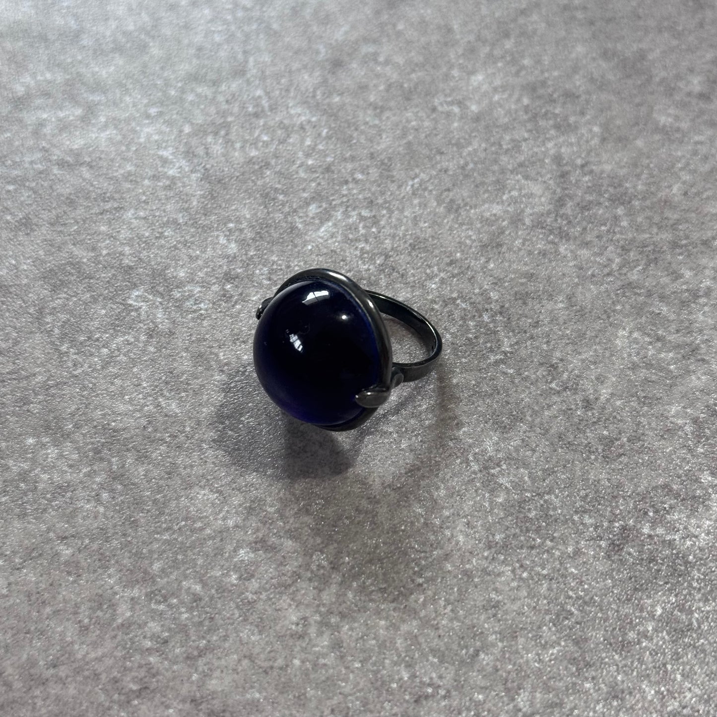 Bottega Veneta Blue Pinky Ring