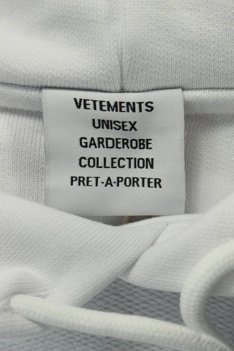 Vetements 23SS Pullover Hoodie White Size S