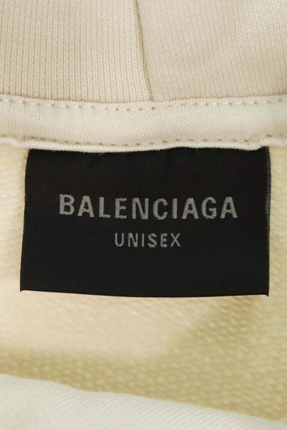 Balenciaga 24AW BB Pullover Hoodie White Size M