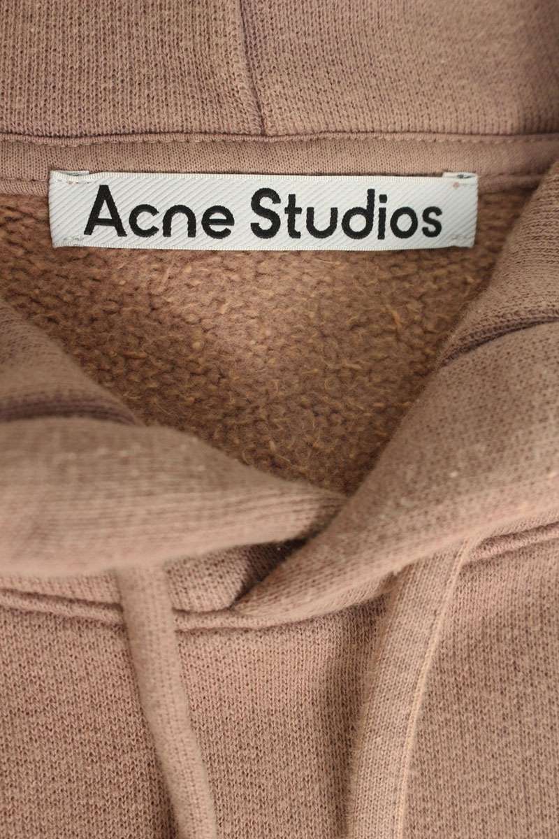 ACNE STUDIOS AW25 Cotton Back Rubber Patch Hoodie Size M