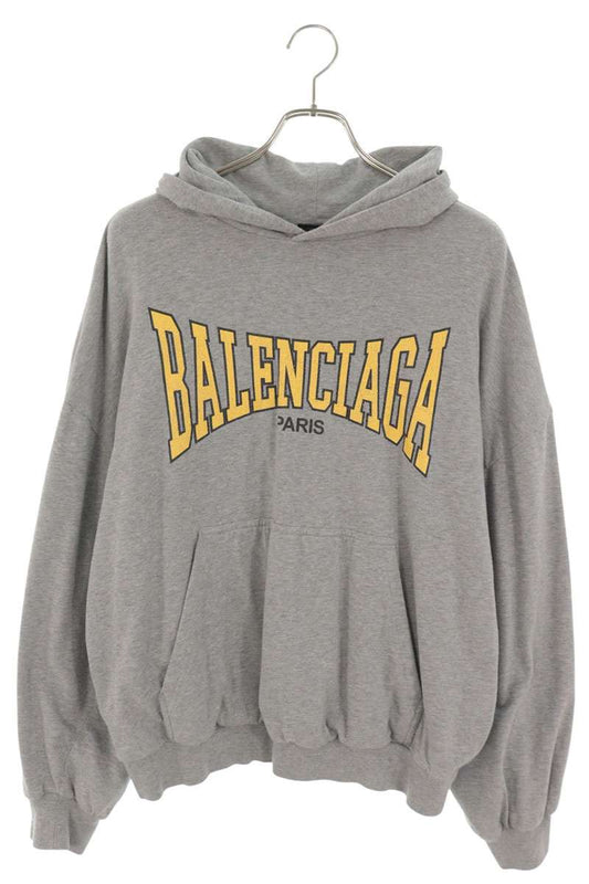 BALENCIAGA 24AW Vintage Logo Print Hoodie Multi Size L