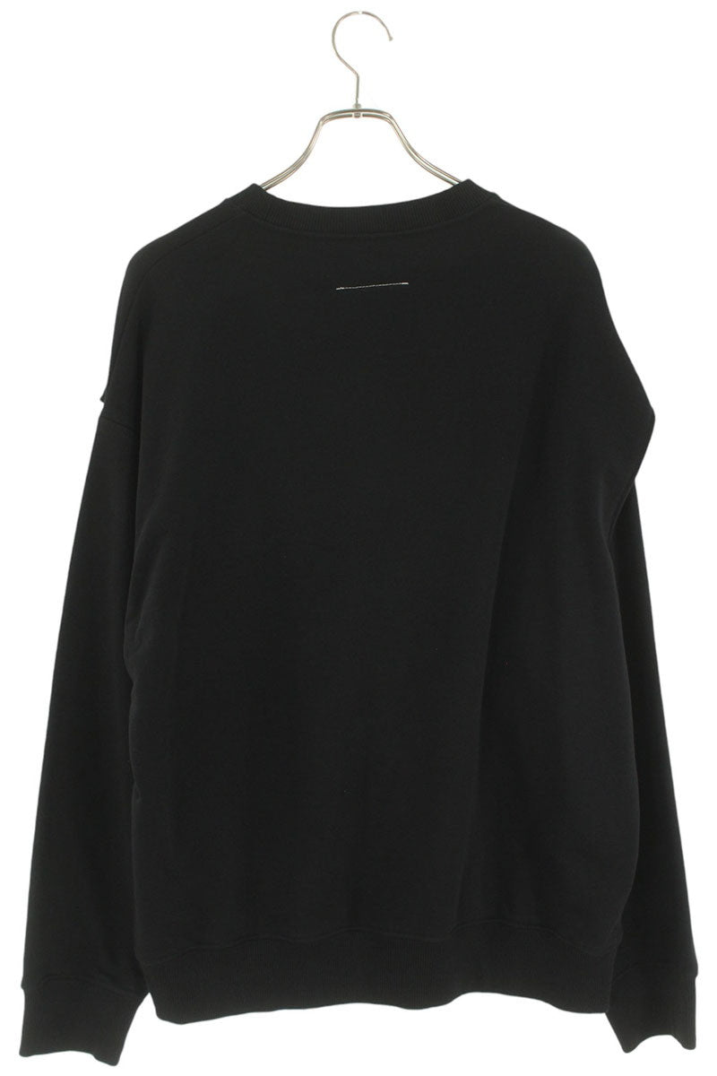 MM6 24SS Logo Print Sweatshirt Black Size S