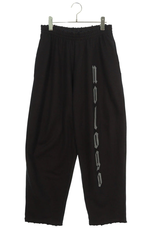 Balenciaga Distressed Print Long Pants Black Size XS