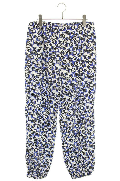 LOUISVUITTON 19SS Monogram Nylon Track Long Pants Size 31