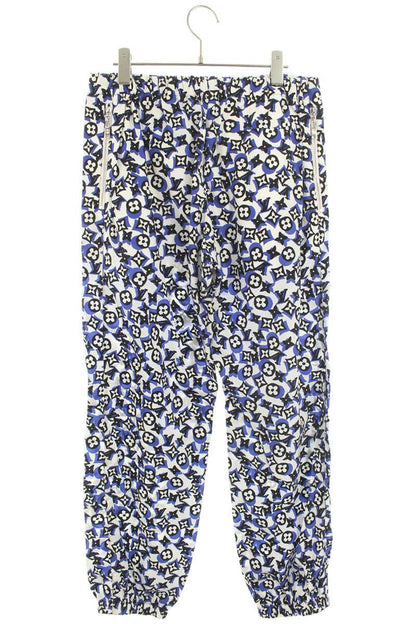 LOUISVUITTON 19SS Monogram Nylon Track Long Pants Size 31