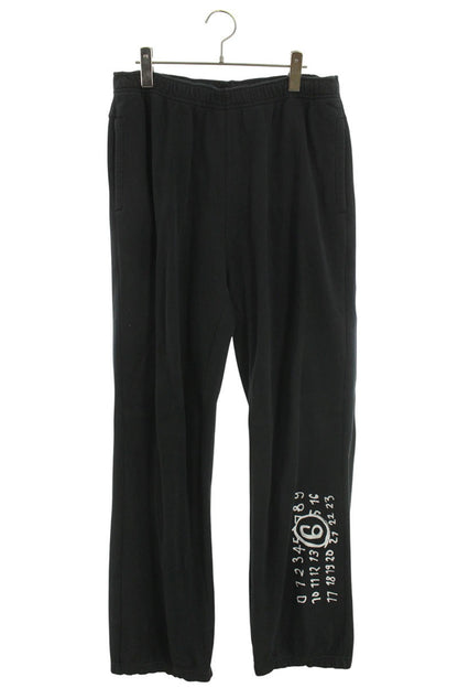 MM6 Logo Print Long Pants Gray Size S