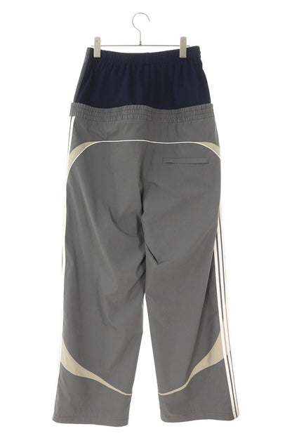 BALENCIAGA Sports Logo Layered Track Pants Multi Size 30