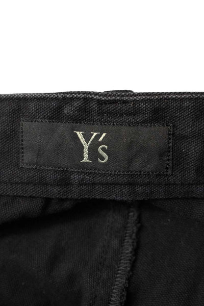 Y's Cotton Long Pants Black Size 2