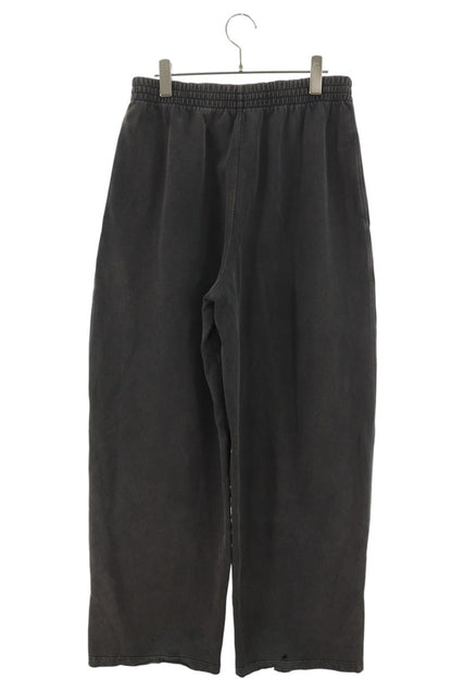ALEXANDER WANG Logo Embroidered Wide Sweatpants Gray Size 30