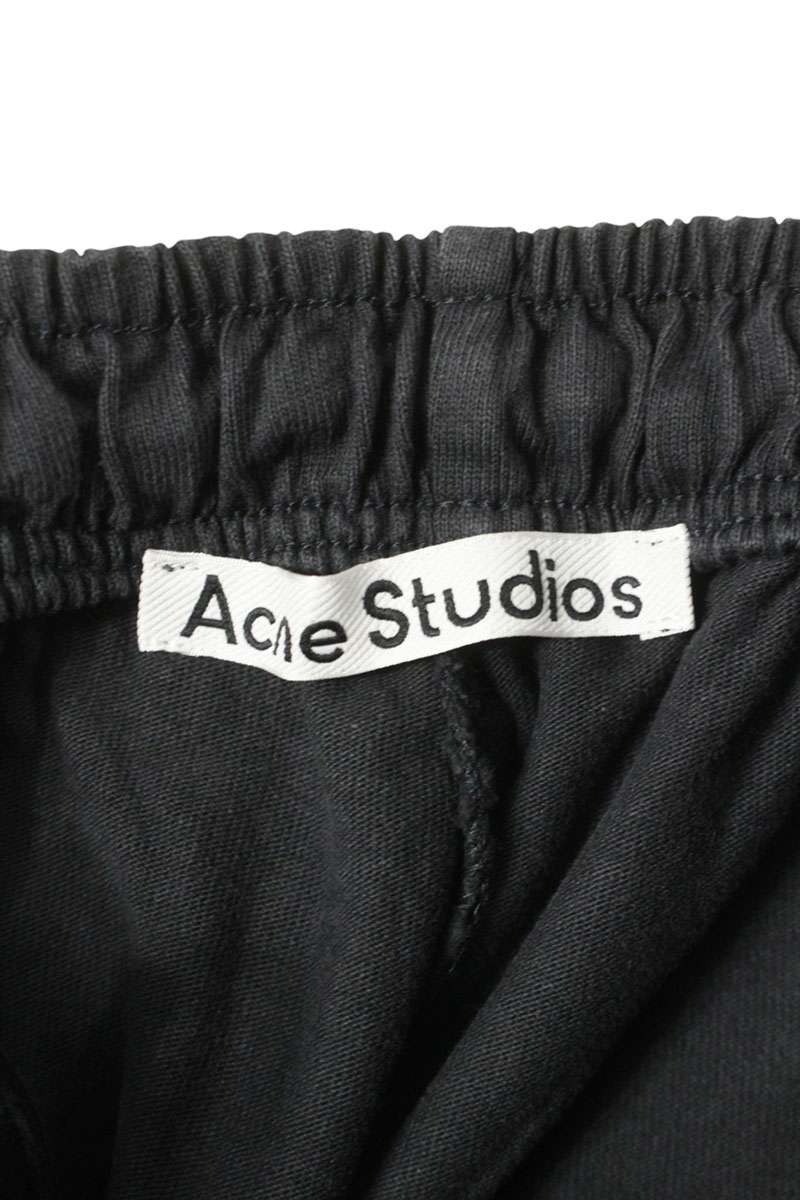 ACNE STUDIOS Back Logo Wide Sweatpants Gray Size 28