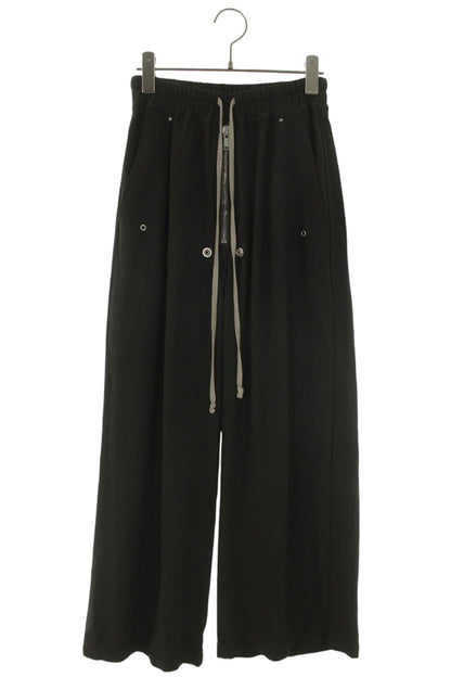 Rick Owens Wide Belas Long Pants Khaki Viscose Size 38
