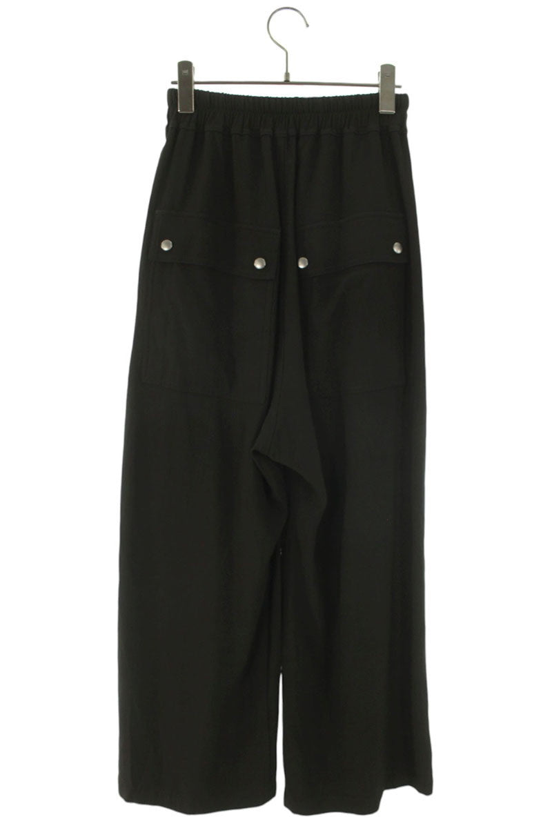 Rick Owens Wide Belas Long Pants Khaki Viscose Size 38