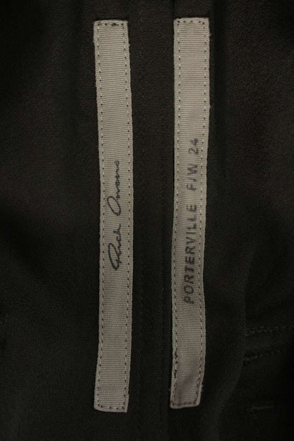 Rick Owens Wide Belas Long Pants Khaki Viscose Size 38