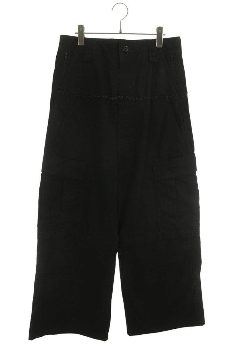 BALENCIAGA Cut-Up Cargo Pants Black Size 28