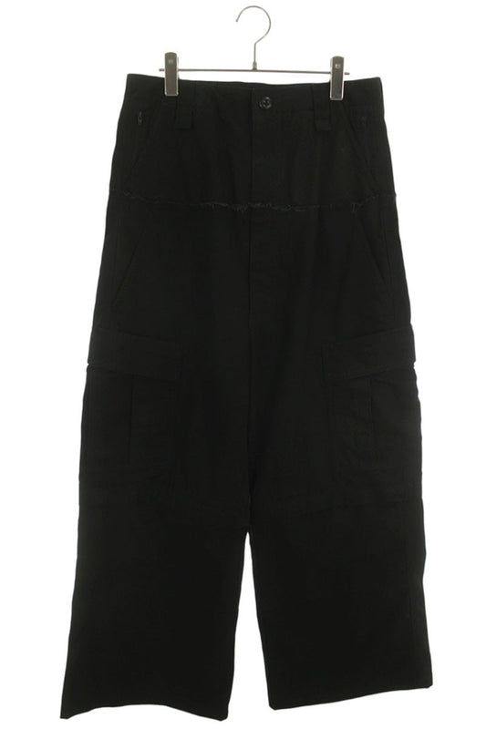 BALENCIAGA Cut-Up Cargo Pants Black Size 28