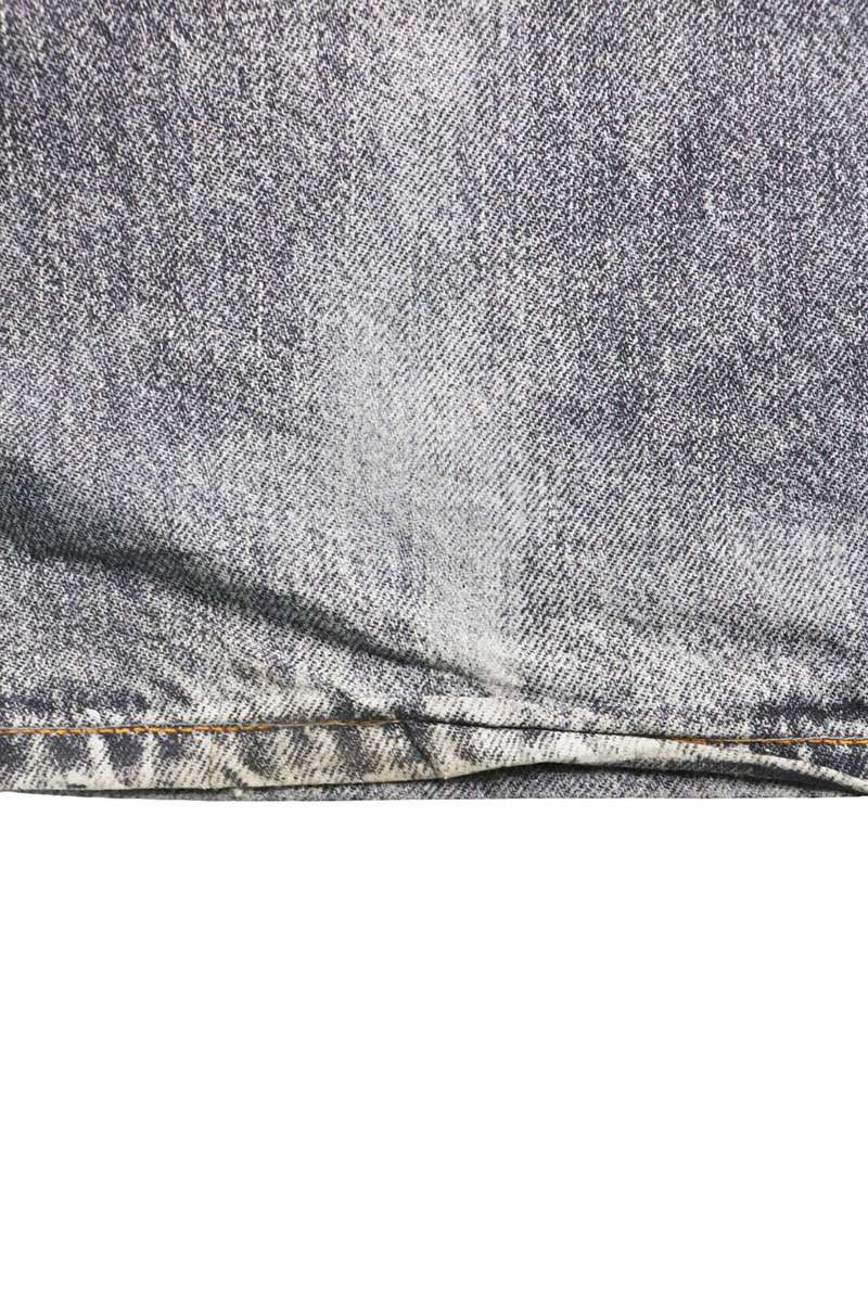 ACNE STUDIOS Layered Print Cotton Pants Blue Size 36
