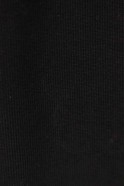 BALENCIAGA PARIS Logo Print Cotton Shorts Black Size M