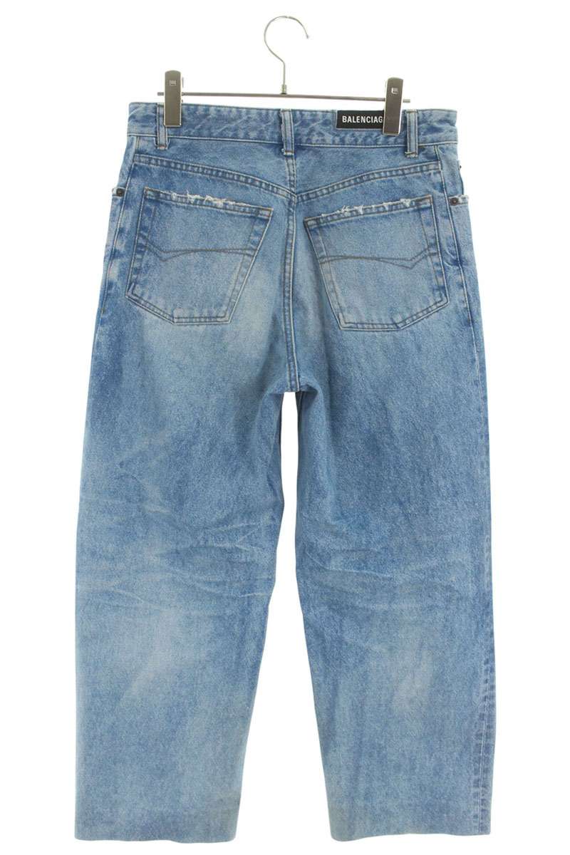 Balenciaga Vintage Wide Denim Pants Blue Size 26