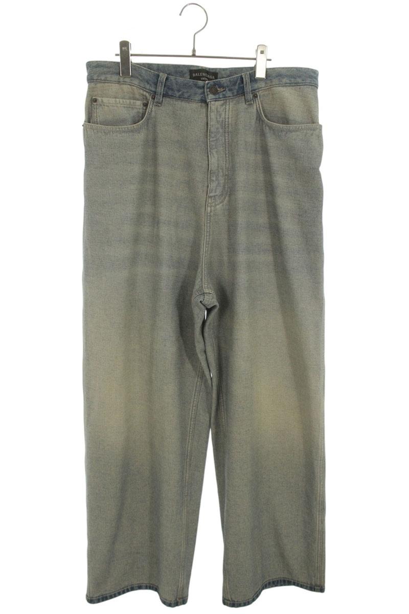 BALENCIAGA 24SS Inside-Out Baggy Denim Pants Size 30