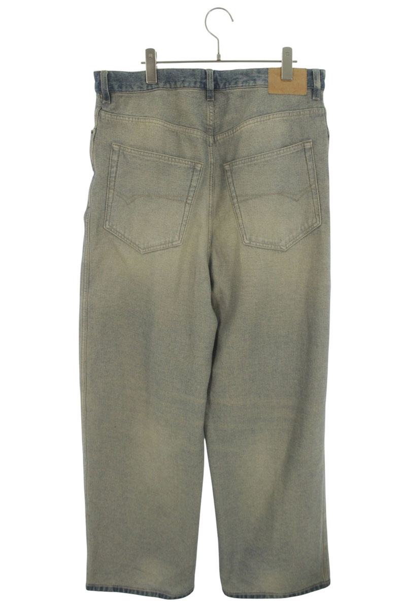 BALENCIAGA 24SS Inside-Out Baggy Denim Pants Size 30