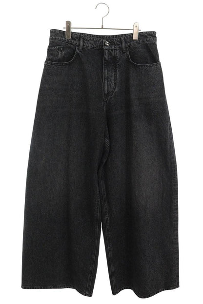 CHANEL 26AW Metiers d'Art Coco Mark Jeans Black Size 40