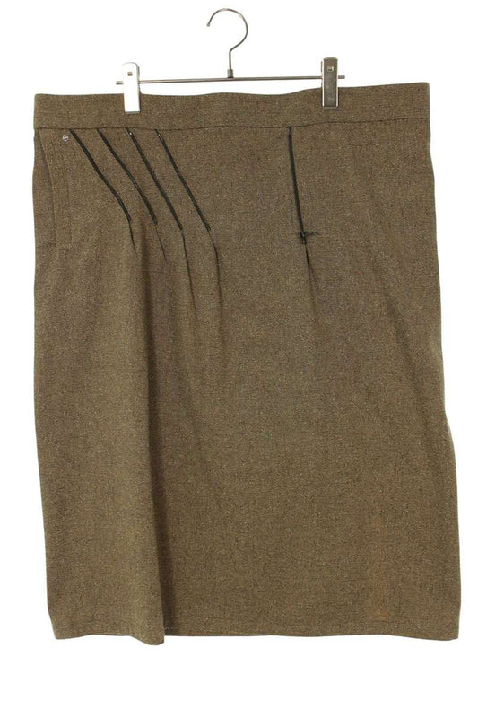 BLESS Brown Wool Adjustable Skirt Size ONE SIZE