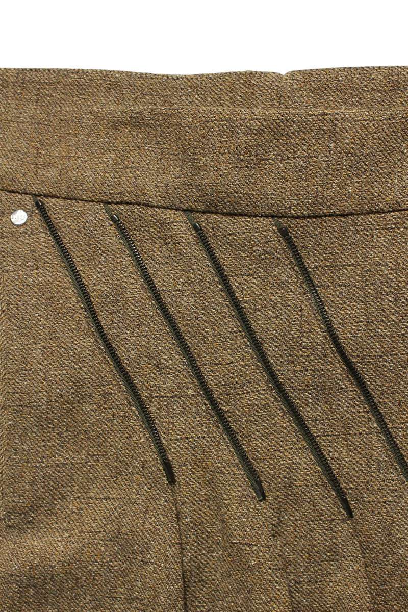 BLESS Brown Wool Adjustable Skirt Size ONE SIZE